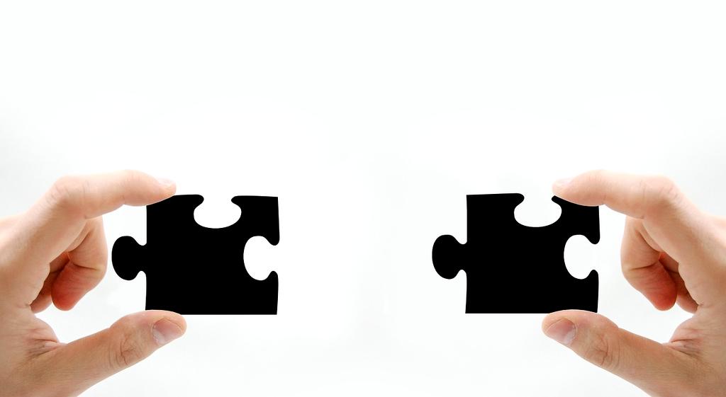 Team collaborating in modern office space